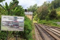 Railway line at Ella station - Sri lanka
